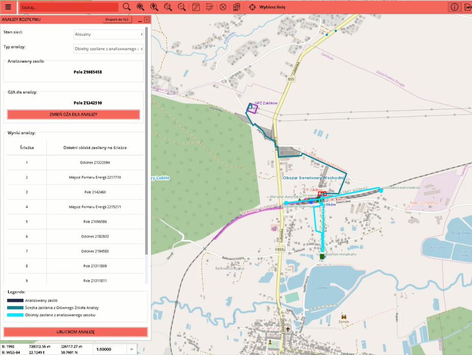 GRIDonLine - implementation of graph-based network topology for ...